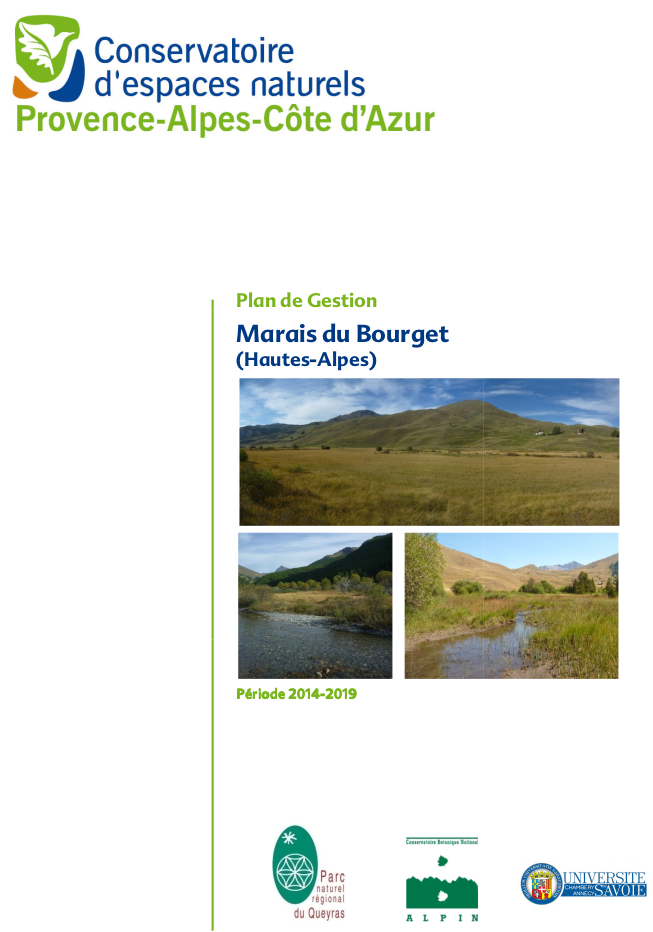 Plan de gestion du marais du Bourget - 